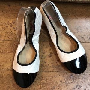 Folding ballet shoes